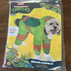 Teenage mutant ninja turtles Halloween dog costume